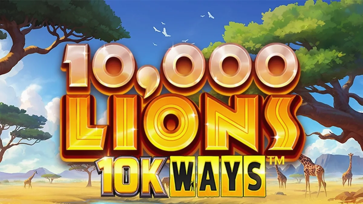 Interface do jogo de slot 10,000 Lions 10K Ways